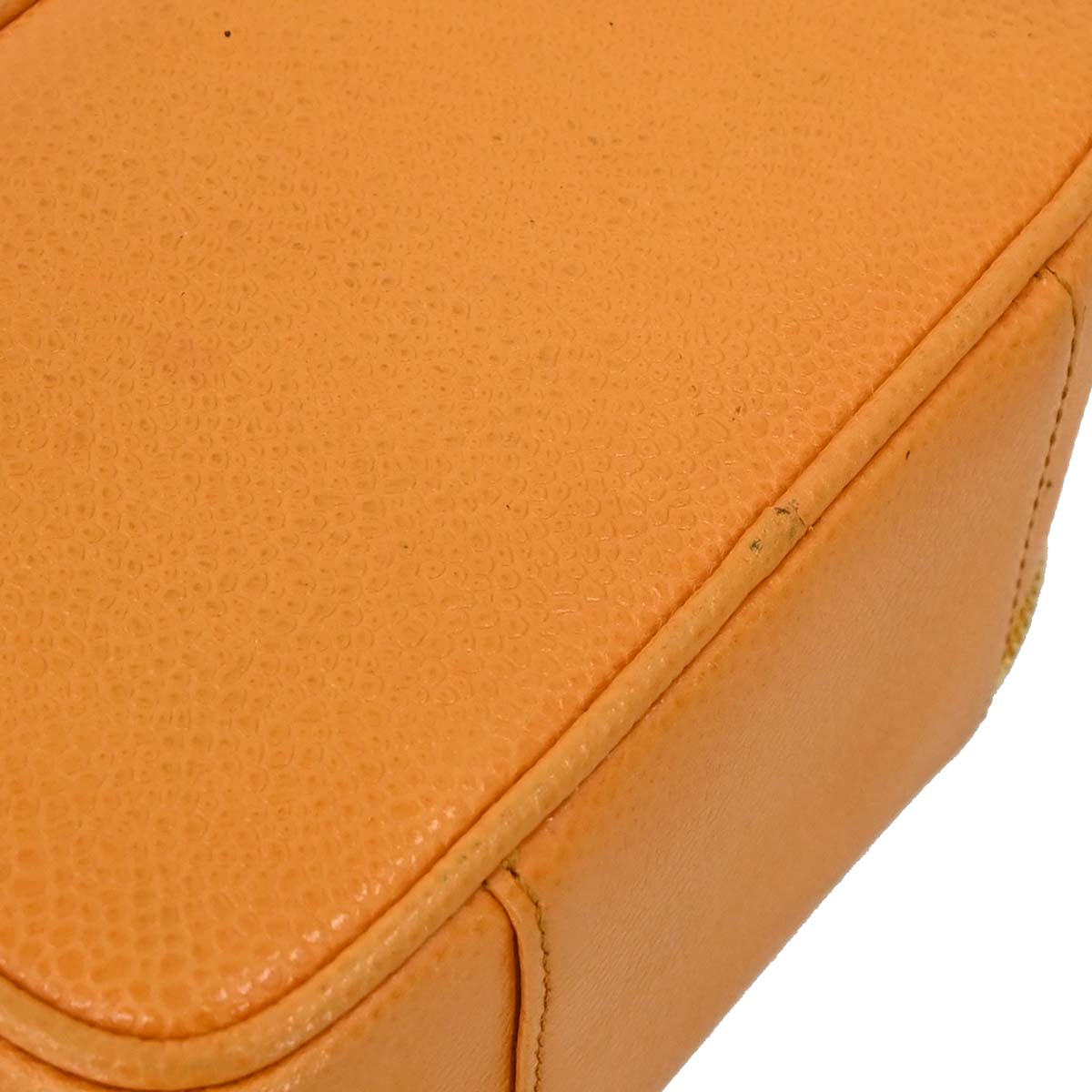 Chanel Yellow Caviar Skin Vanity Handbag