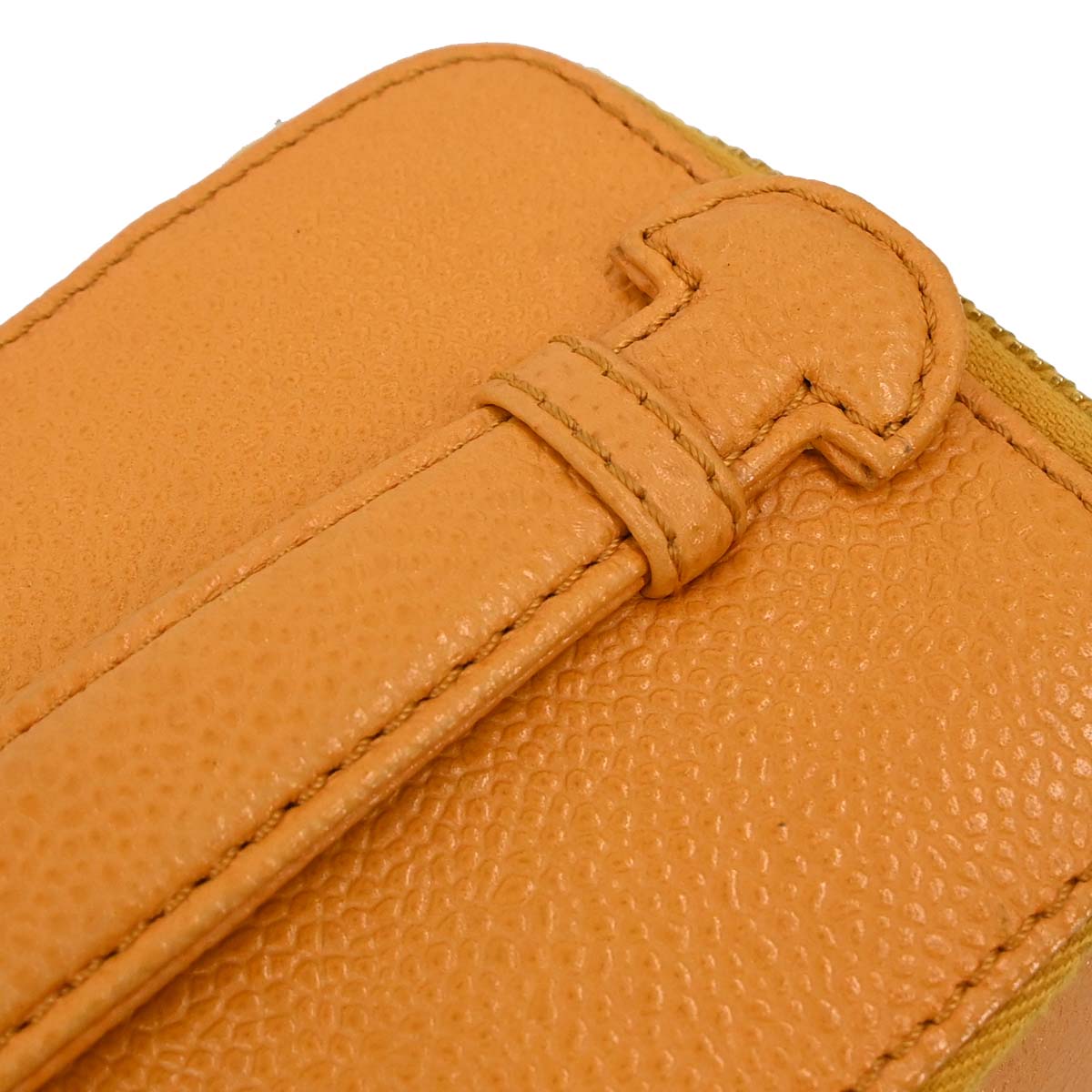 Chanel Yellow Caviar Skin Vanity Handbag