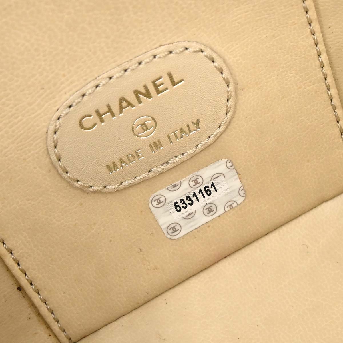 Chanel Yellow Caviar Skin Vanity Handbag