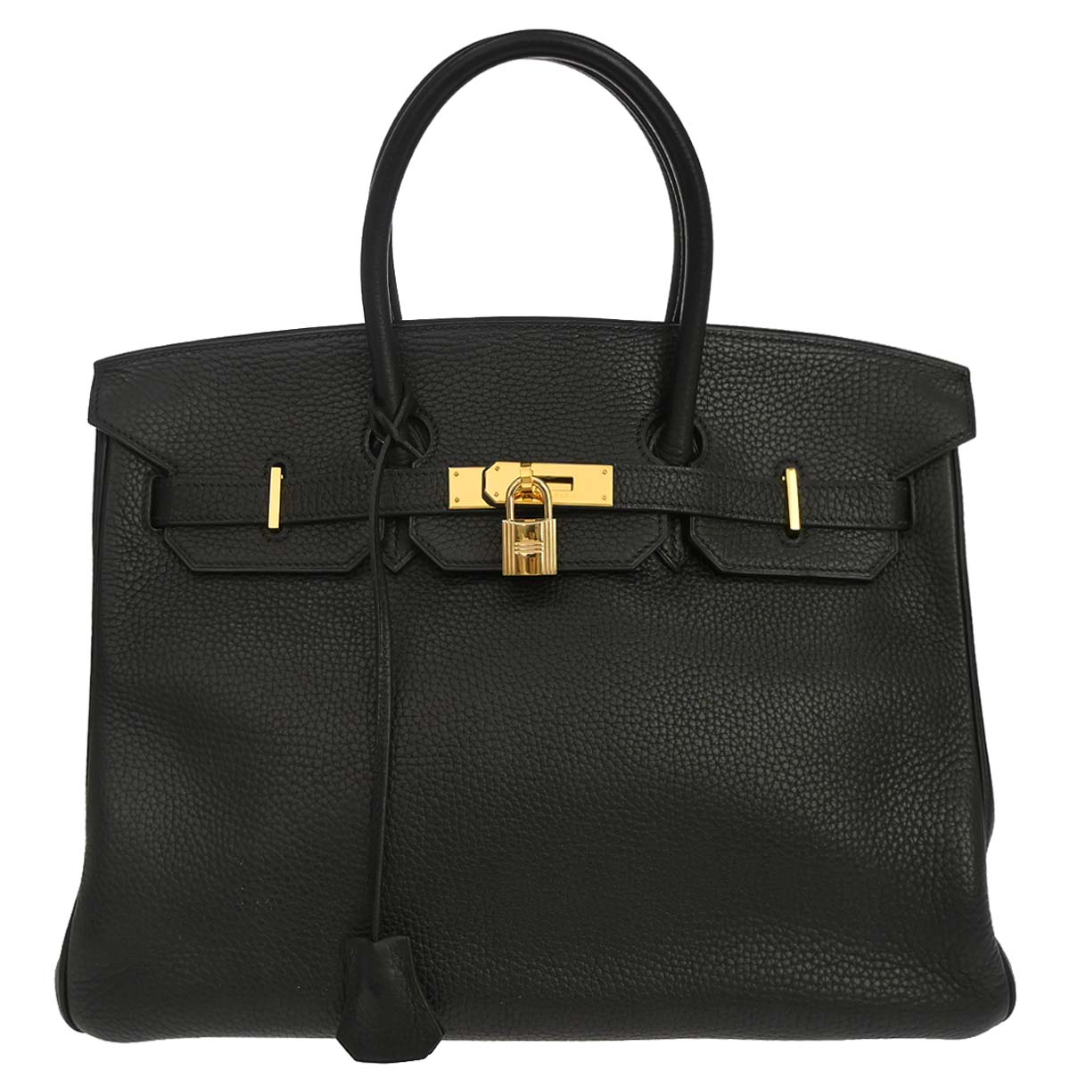 Hermes Black Togo Birkin 35 Handbag