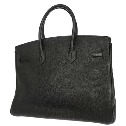 Hermes Black Togo Birkin 35 Handbag