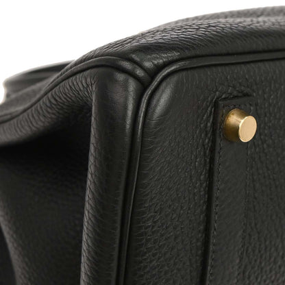 Hermes Black Togo Birkin 35 Handbag
