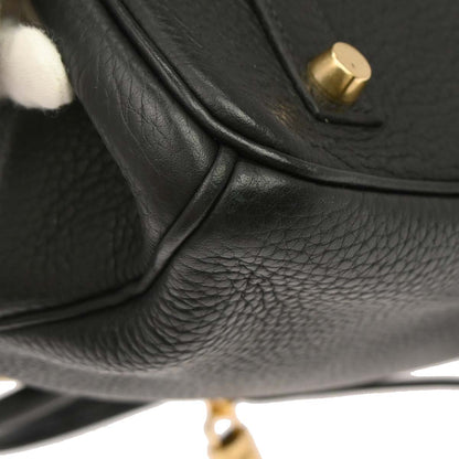 Hermes Black Togo Birkin 35 Handbag
