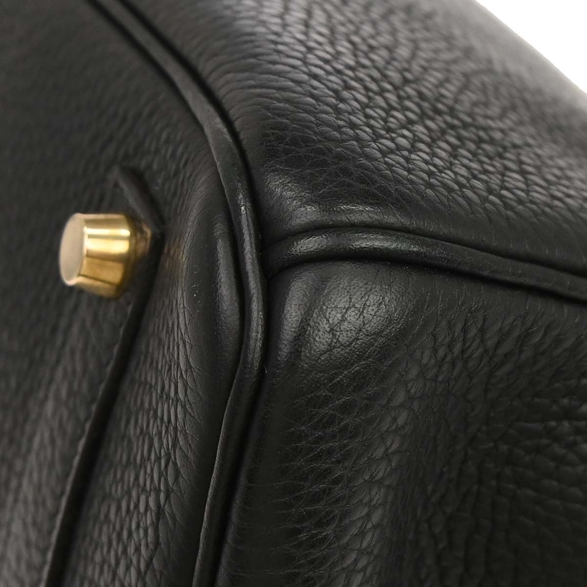 Hermes Black Togo Birkin 35 Handbag