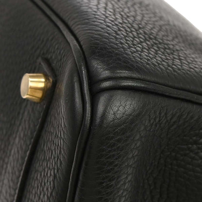 Hermes Black Togo Birkin 35 Handbag