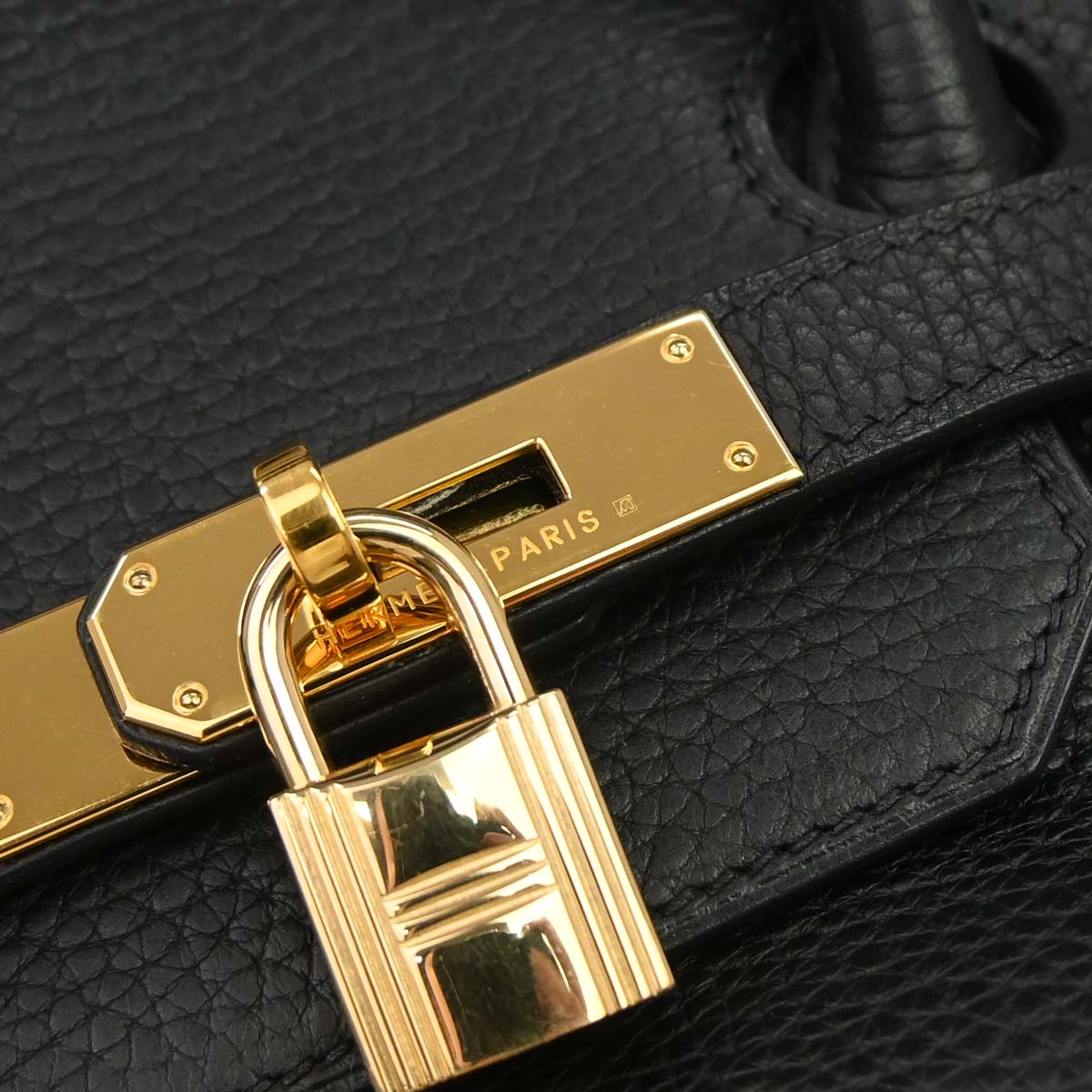 Hermes Black Togo Birkin 35 Handbag