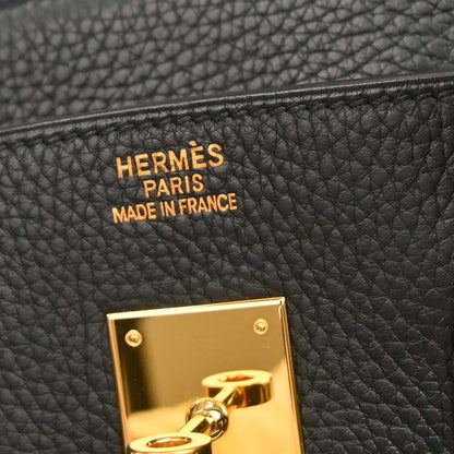 Hermes Black Togo Birkin 35 Handbag