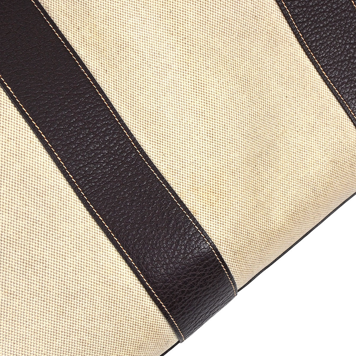 Hermes Beige Toile H Garden Party 49 GM Tote Handbag