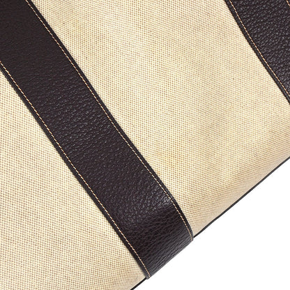 Hermes Beige Toile H Garden Party 49 GM Tote Handbag