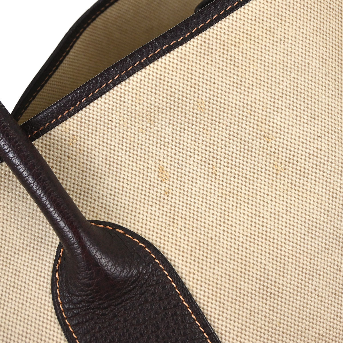 Hermes Beige Toile H Garden Party 49 GM Tote Handbag