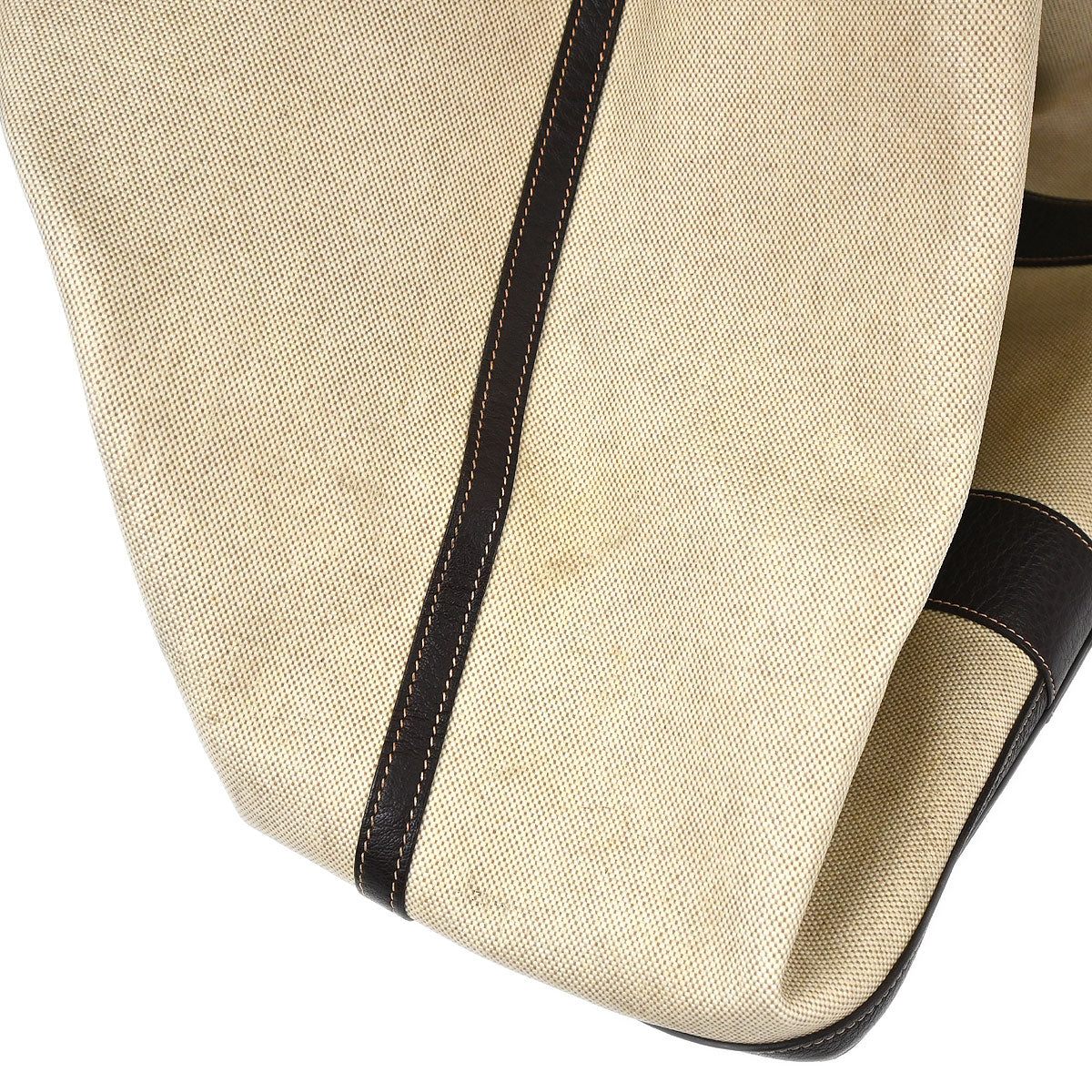 Hermes Beige Toile H Garden Party 49 GM Tote Handbag