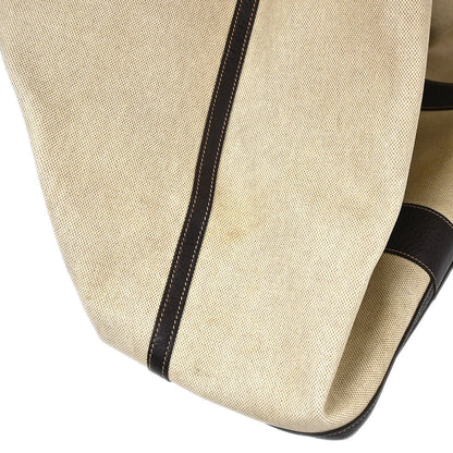 Hermes Beige Toile H Garden Party 49 GM Tote Handbag