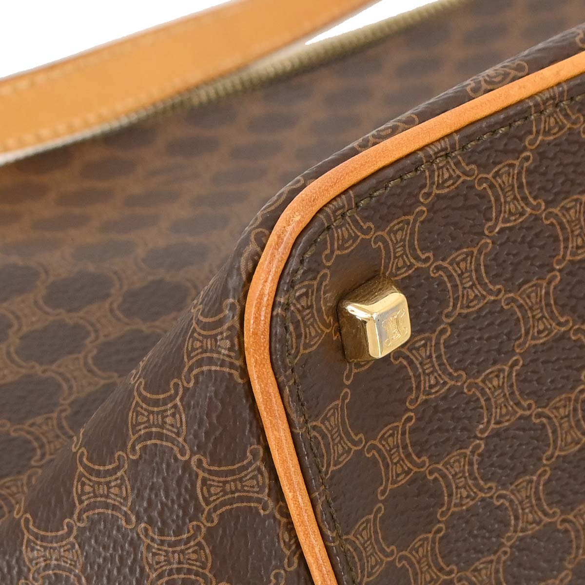 Celine Brown Macadam Handbag