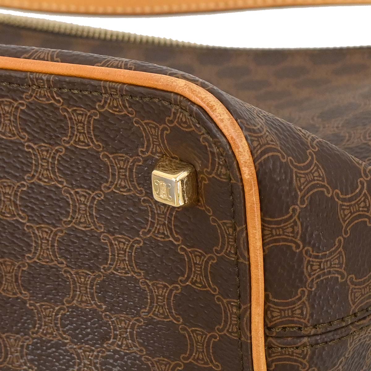 Celine Brown Macadam Handbag