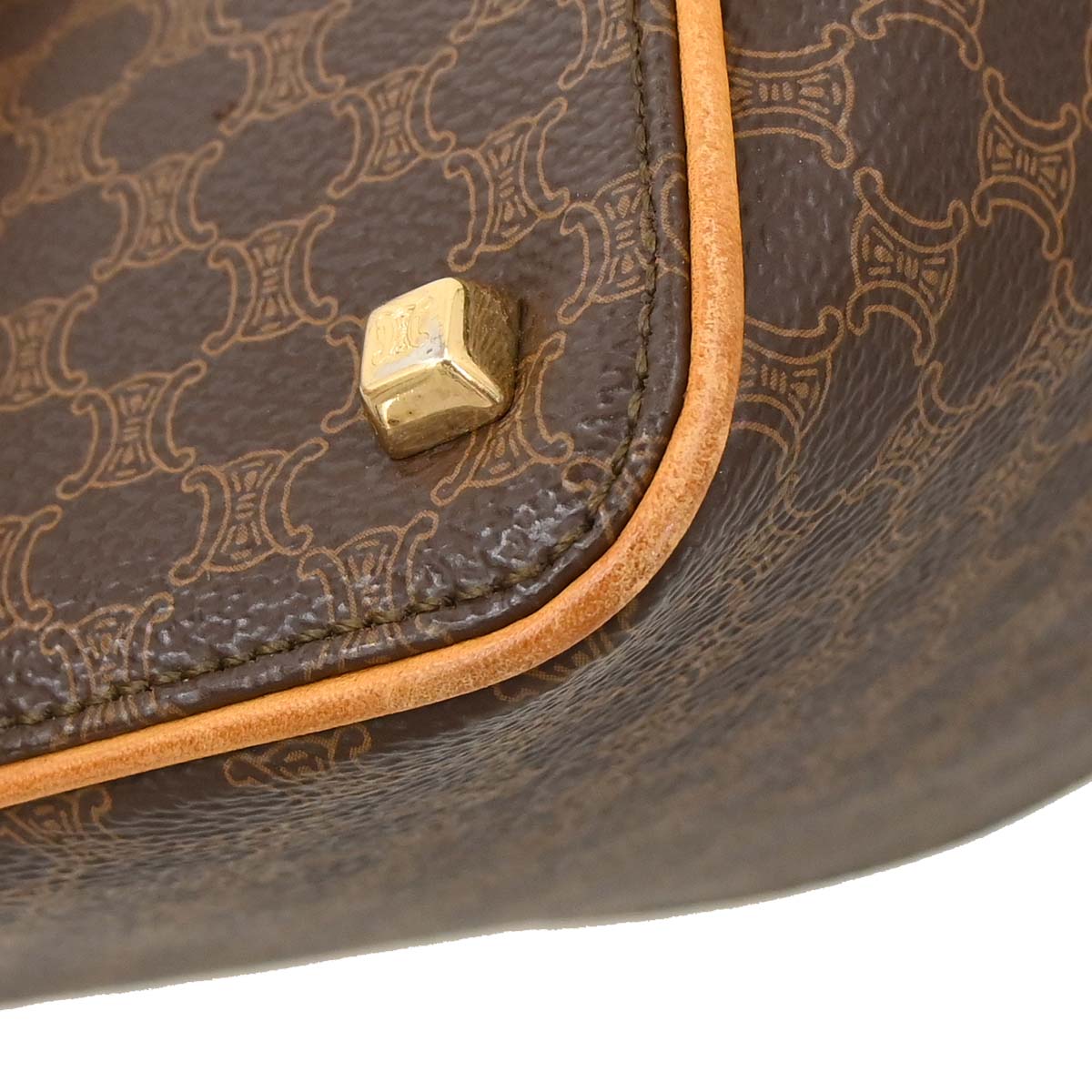 Celine Brown Macadam Handbag