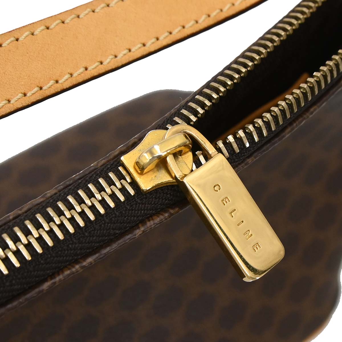 Celine Brown Macadam Handbag