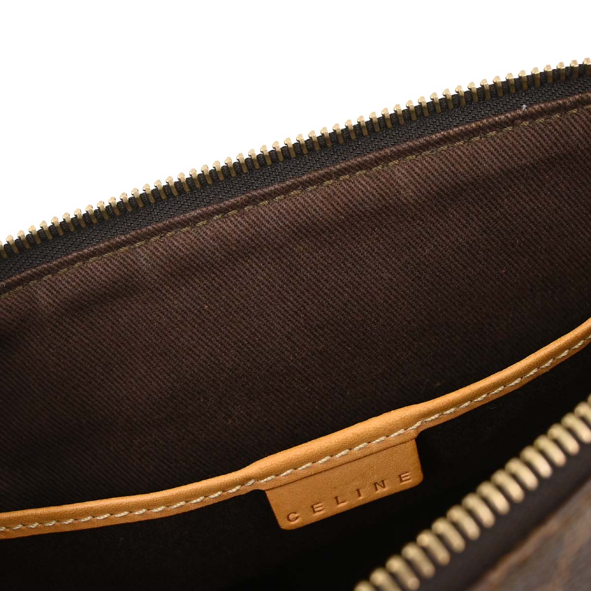 Celine Brown Macadam Handbag