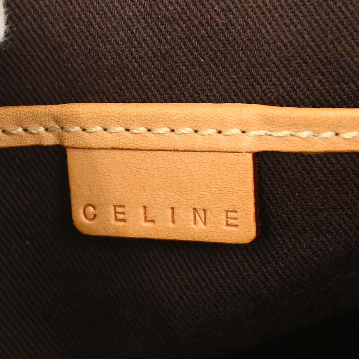 Celine Brown Macadam Handbag