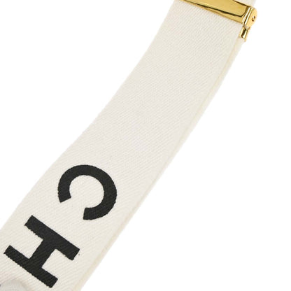 Chanel Suspenders White Small Good