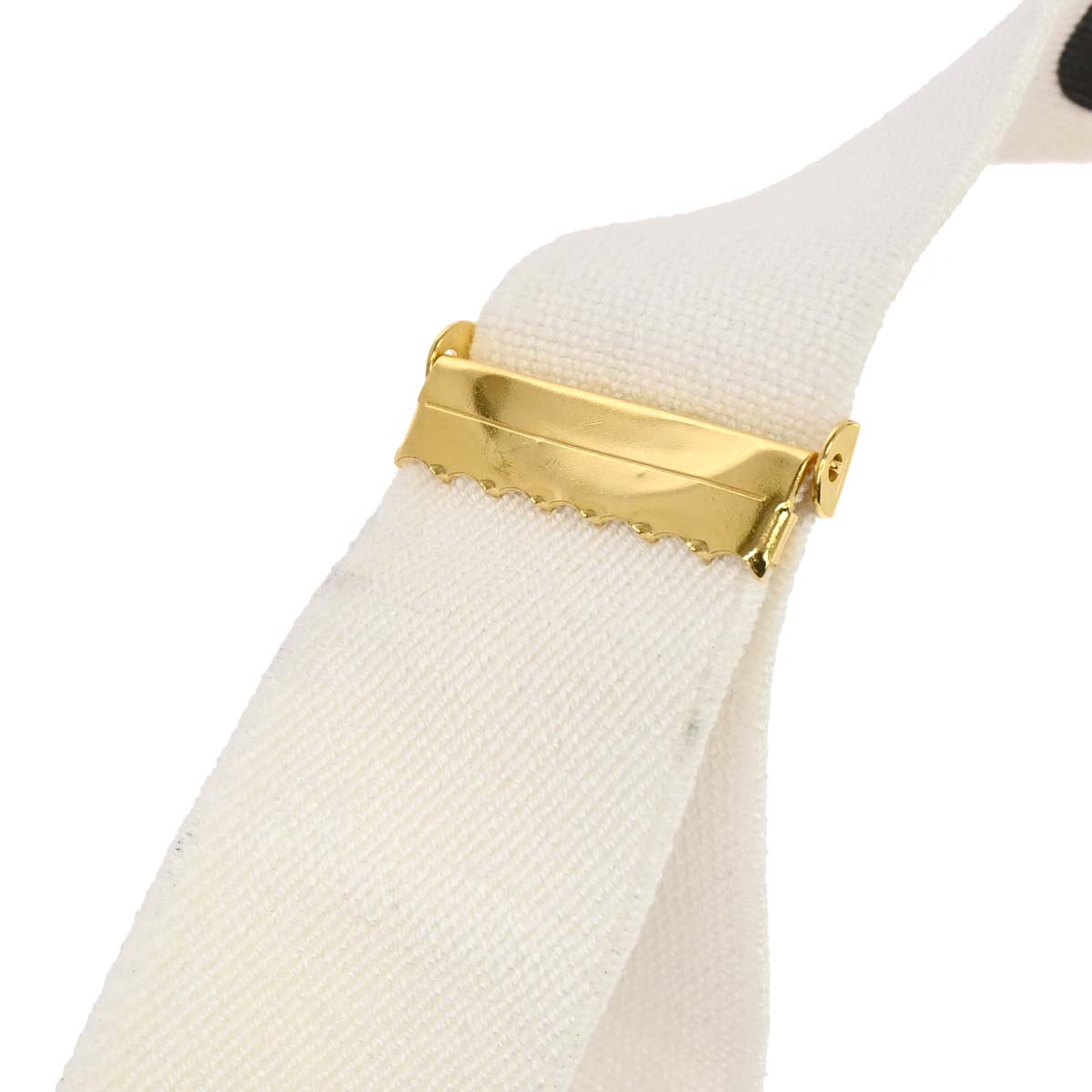 Chanel Suspenders White Small Good