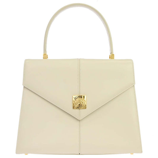 Yves Saint Laurent White Leather Handbag