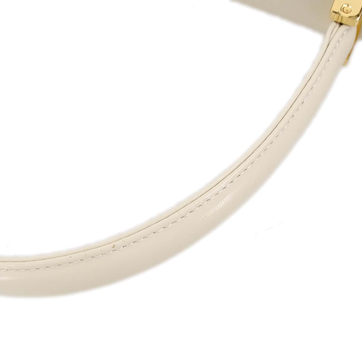 Yves Saint Laurent White Leather Handbag
