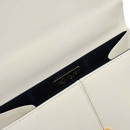 Yves Saint Laurent White Leather Handbag