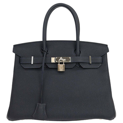 Hermes Blue Nuit Togo Birkin 30 Handbag