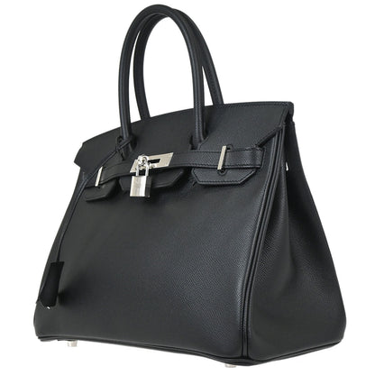 Hermes Black Epsom Birkin 30 Handbag