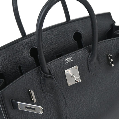 Hermes Black Epsom Birkin 30 Handbag