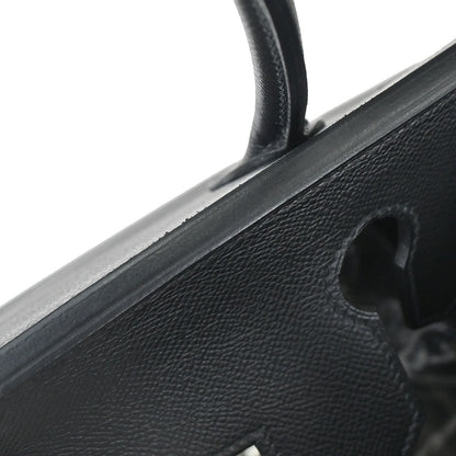 Hermes Black Epsom Birkin 30 Handbag