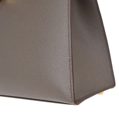 Hermes Etain Epsom Kelly 28 Sellier 2way Shoulder Handbag
