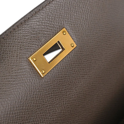 Hermes Etain Epsom Kelly 28 Sellier 2way Shoulder Handbag