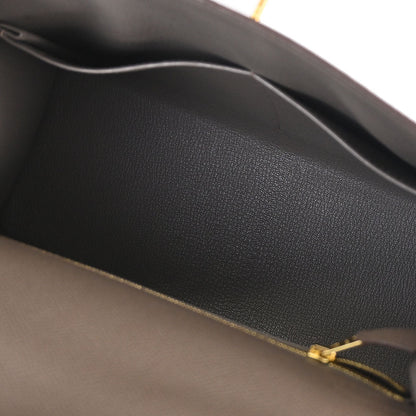 Hermes Etain Epsom Kelly 28 Sellier 2way Shoulder Handbag
