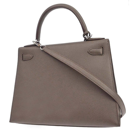 Hermes Etain Epsom Kelly 28 Sellier 2way Shoulder Handbag