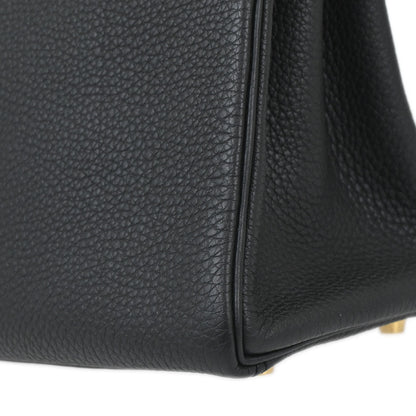 Hermes Black Togo Kelly 28 Retourne 2way Shoulder Handbag