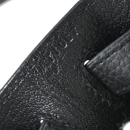 Hermes Black Togo Kelly 28 Retourne 2way Shoulder Handbag