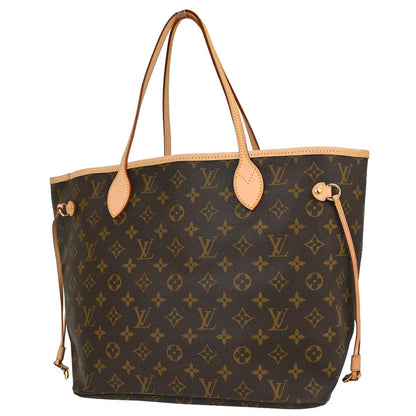 Louis Vuitton Monogram Neverfull MM Shoulder Tote Bag M40156