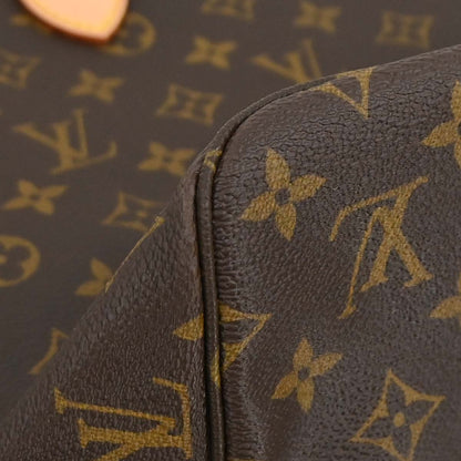 Louis Vuitton Monogram Neverfull MM Shoulder Tote Bag M40156