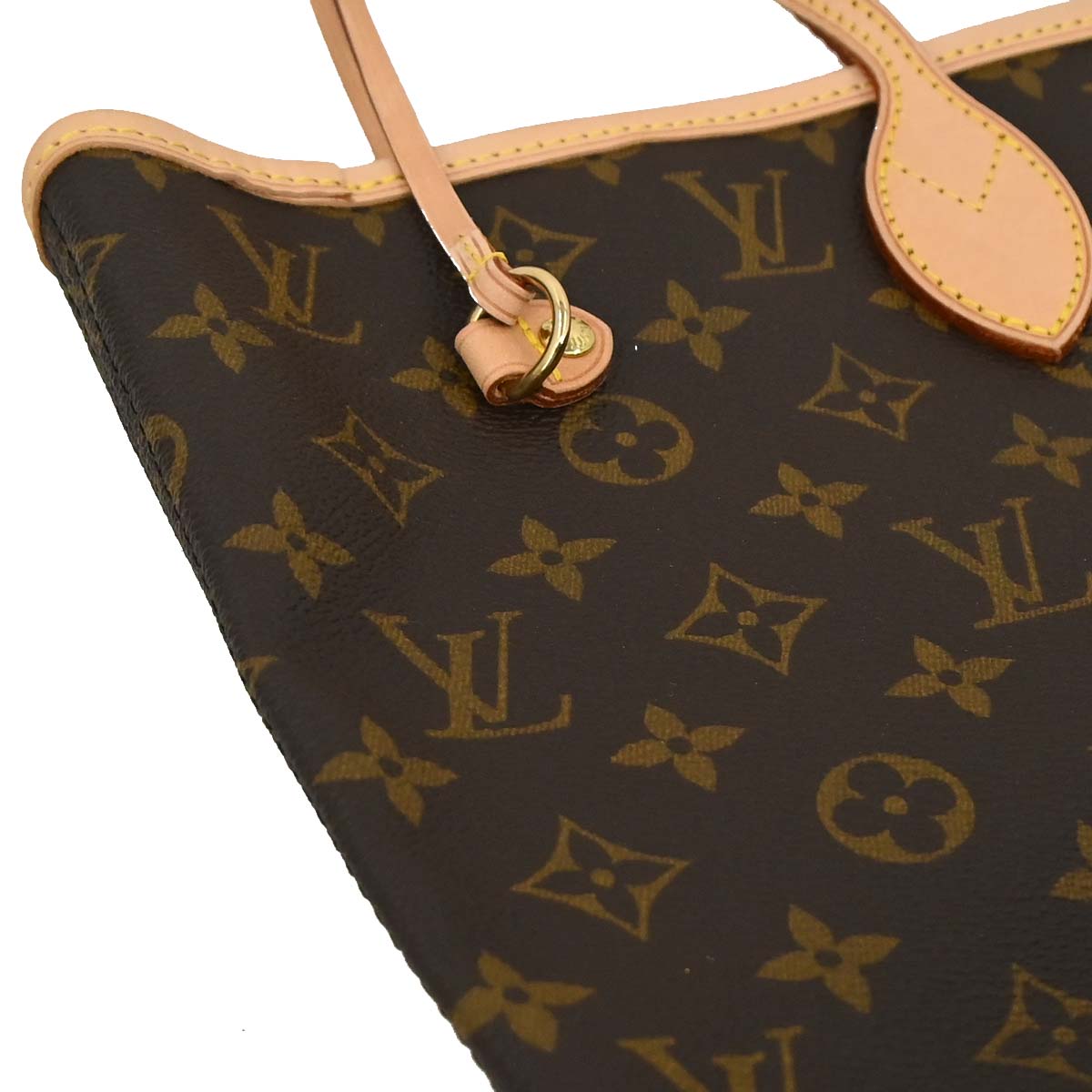 Louis Vuitton Monogram Neverfull MM Shoulder Tote Bag M40156