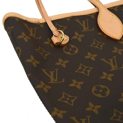Louis Vuitton Monogram Neverfull MM Shoulder Tote Bag M40156