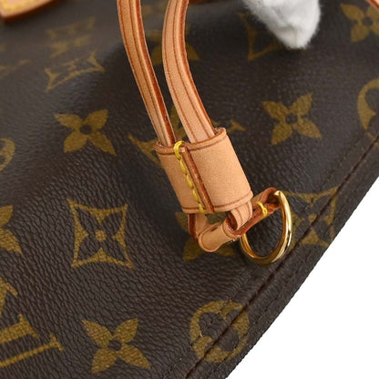 Louis Vuitton Monogram Neverfull MM Shoulder Tote Bag M40156