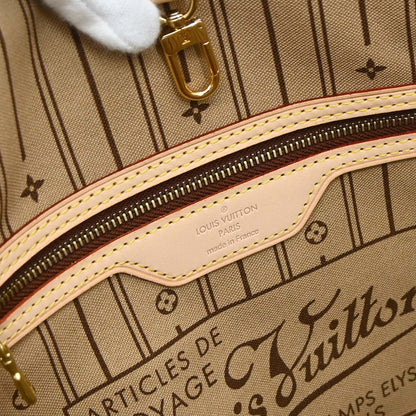 Louis Vuitton Monogram Neverfull MM Shoulder Tote Bag M40156