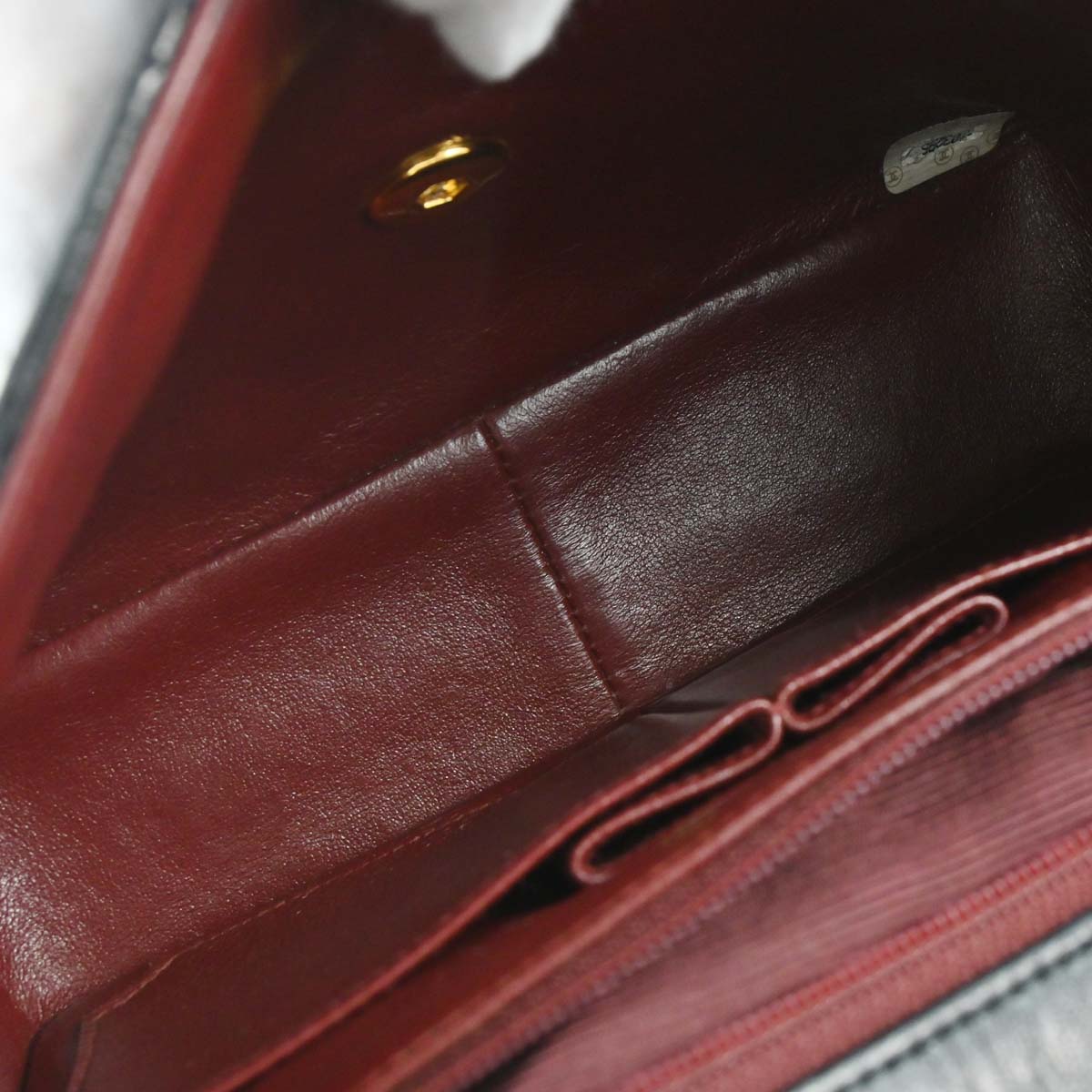 Chanel 1997-1999 Black Lambskin Classic Square Flap Shoulder Bag 20