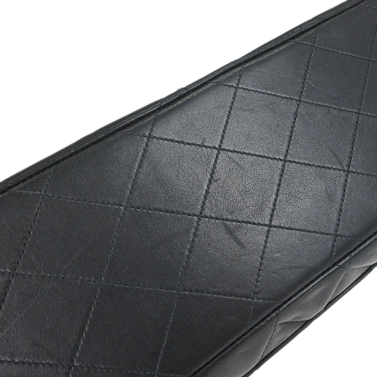 Chanel 1994-1996 Black Lambskin Maxi Classic Flap Shoulder Bag