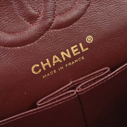 Chanel Black Lambskin Small Classic Double Flap Shoulder Bag