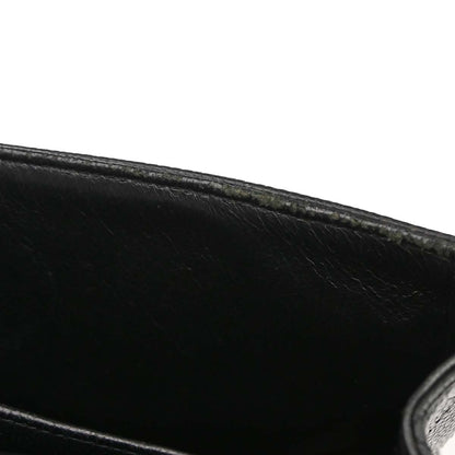 Chanel 2009-2010 Black Caviar Skin Medium Classic Double Flap Shoulder Bag
