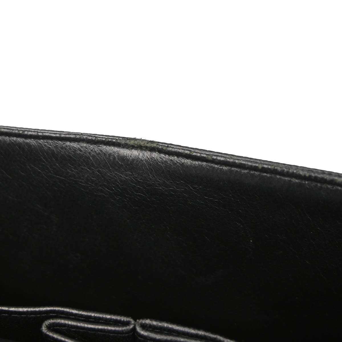 Chanel 2009-2010 Black Caviar Skin Medium Classic Double Flap Shoulder Bag