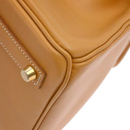 Hermes Natural Vache Haut a Courroies 32 Handbag