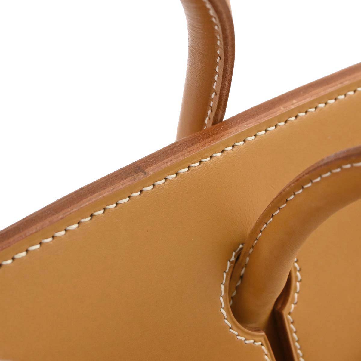 Hermes Natural Vache Haut a Courroies 32 Handbag